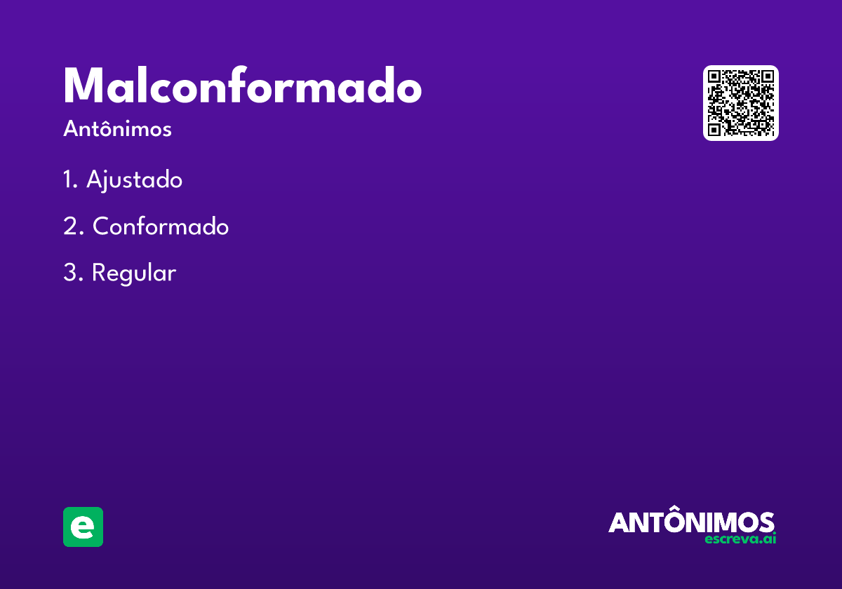 malconformado