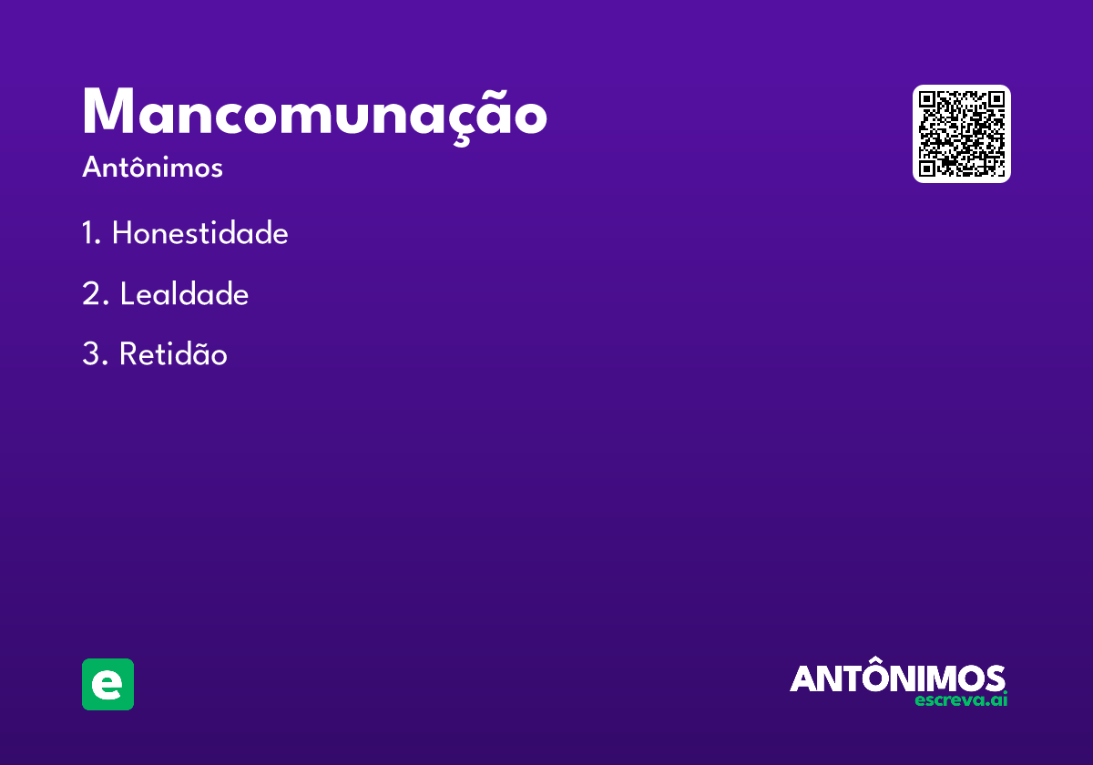 mancomunação