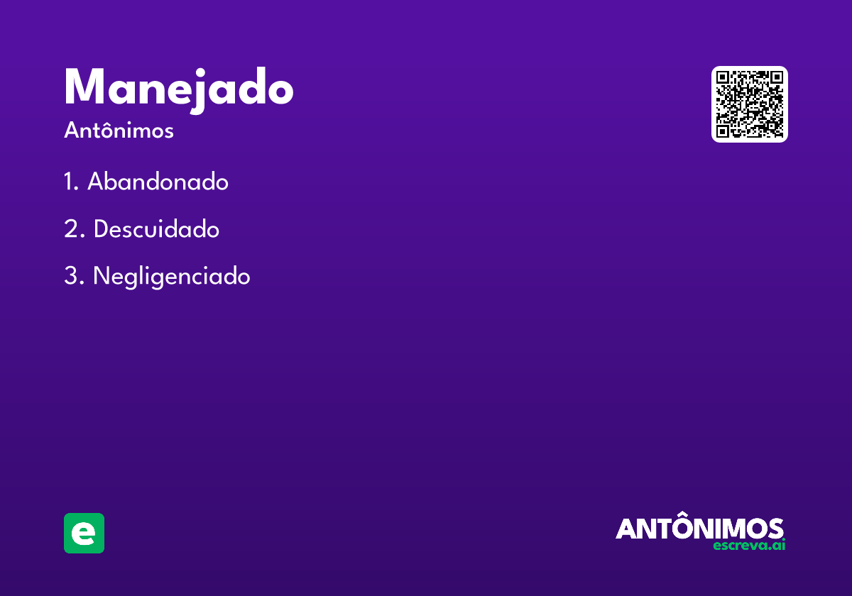 manejado