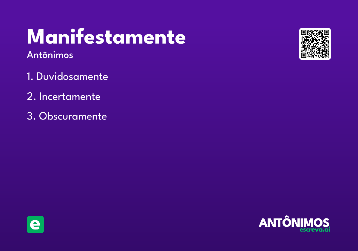 manifestamente