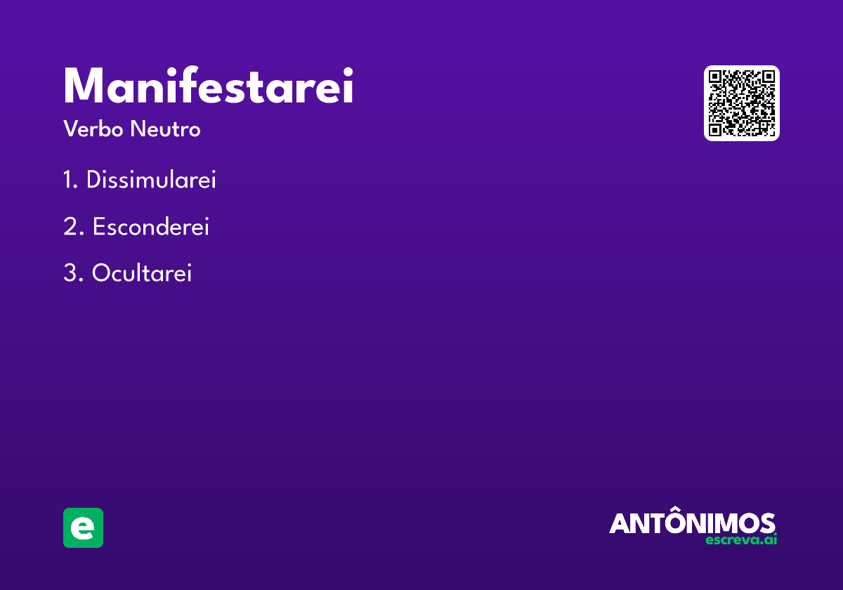 manifestarei