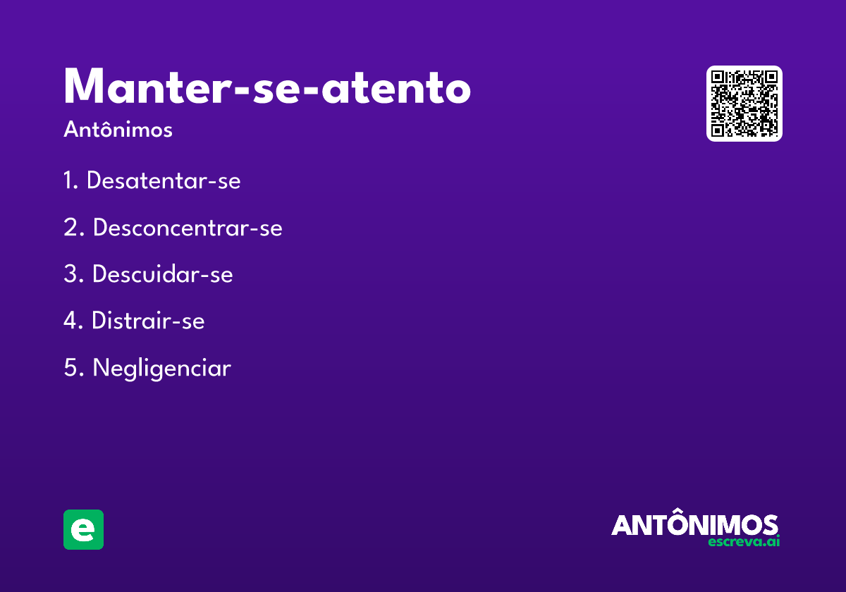 manter-se-atento