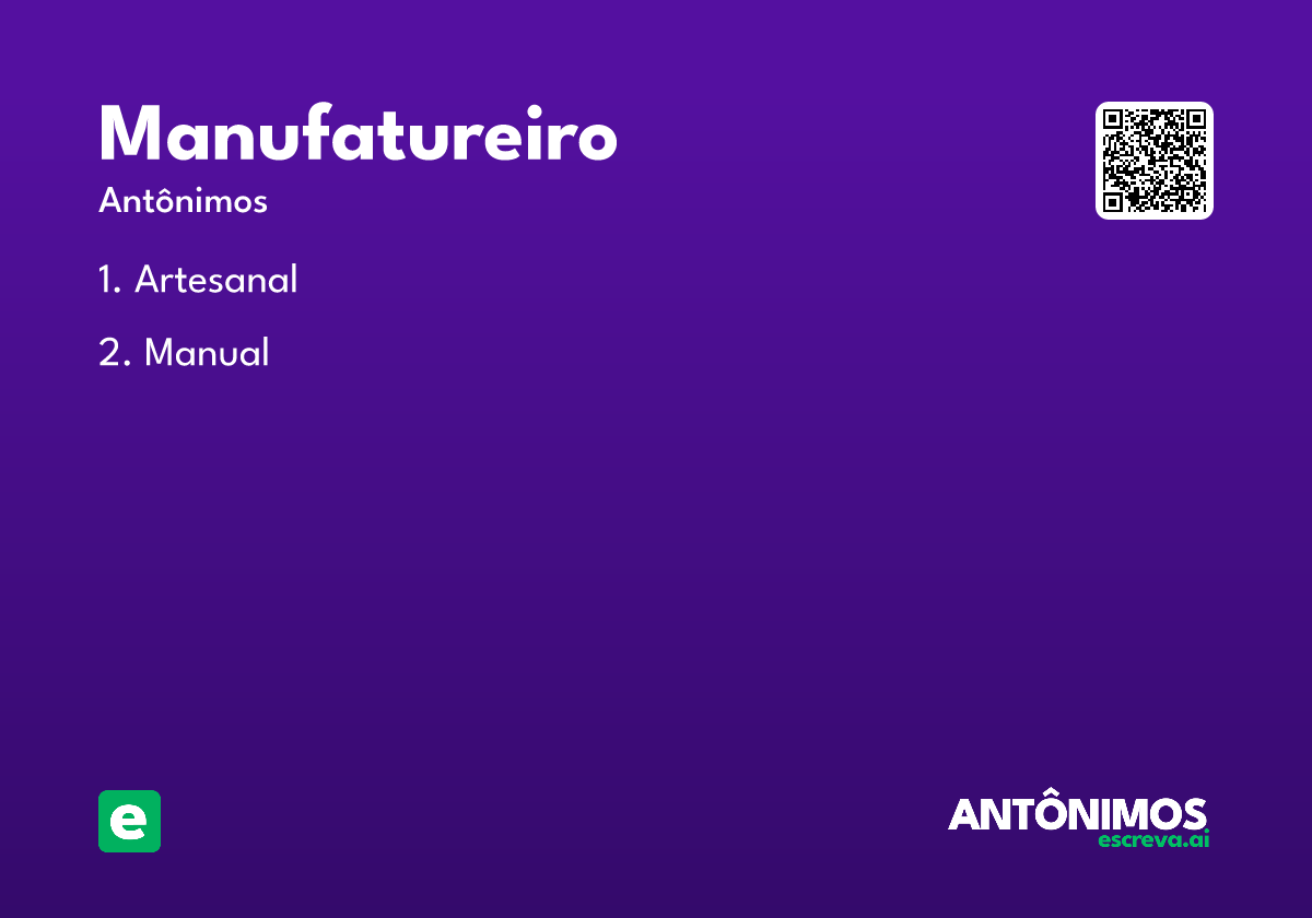manufatureiro