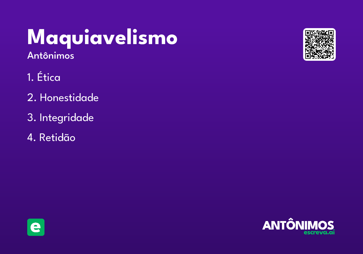 maquiavelismo