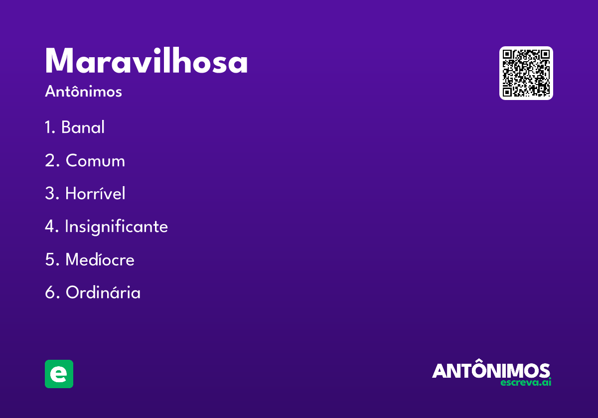 maravilhosa