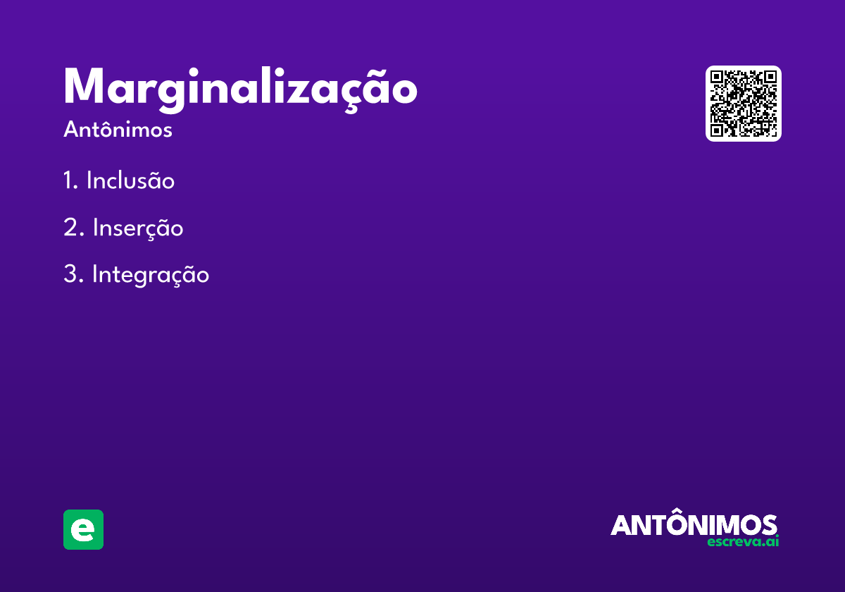 marginalização