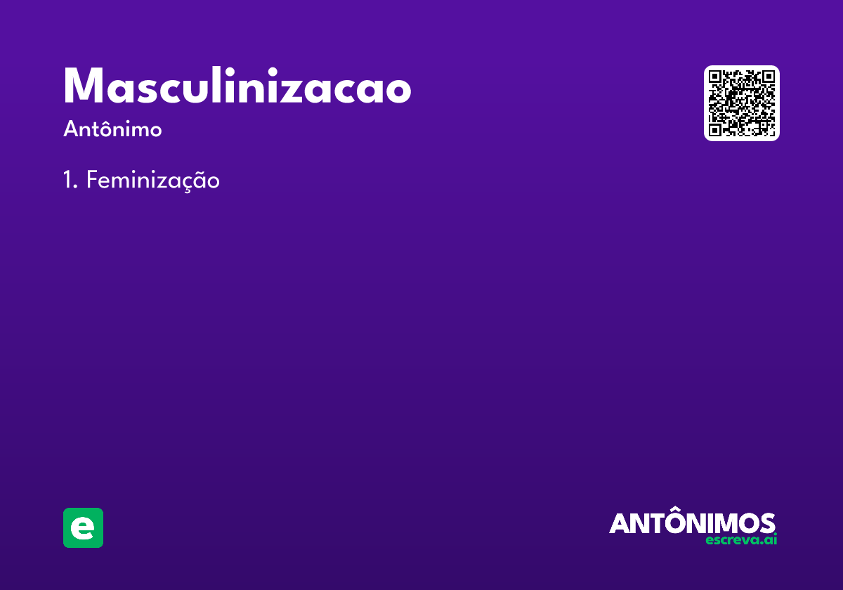 masculinizacao