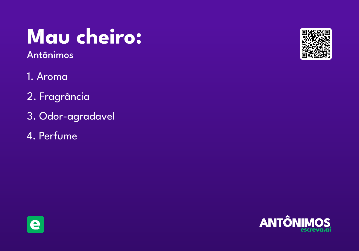 Mau cheiro: