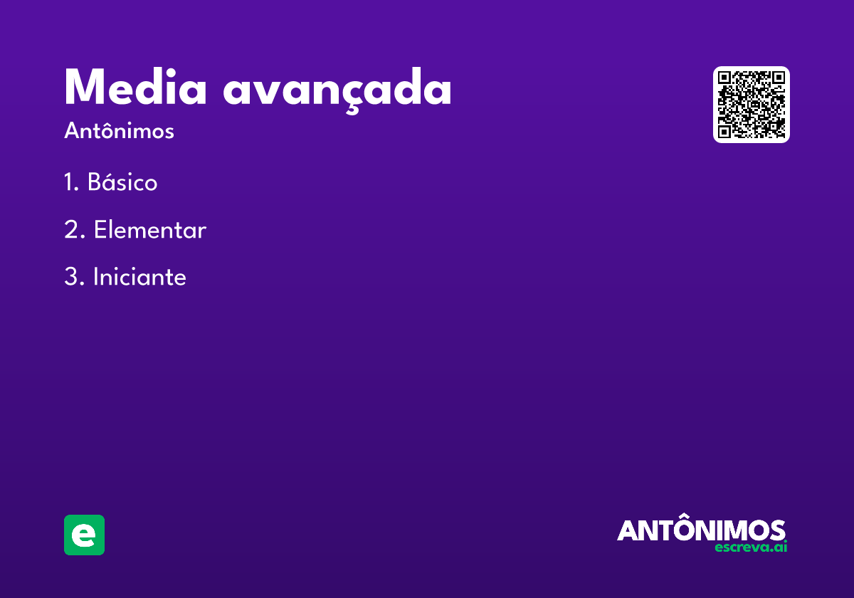 media avançada