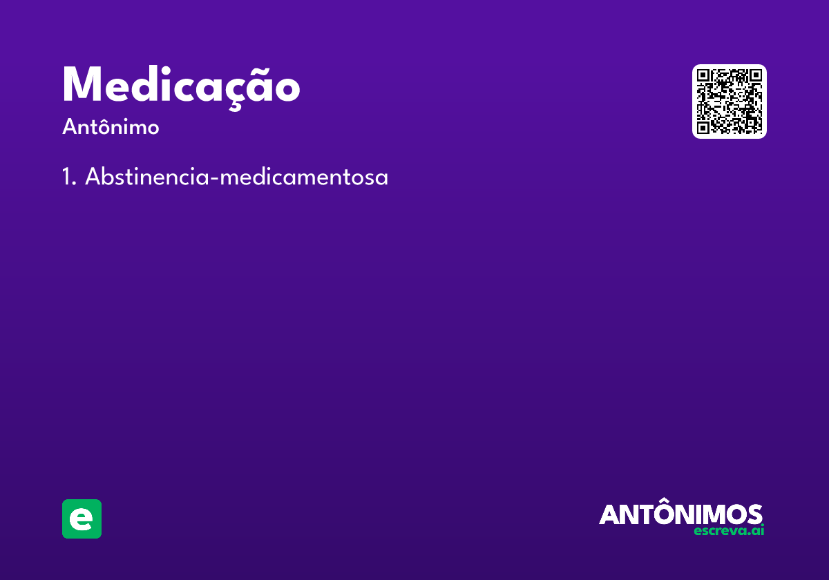 medicação