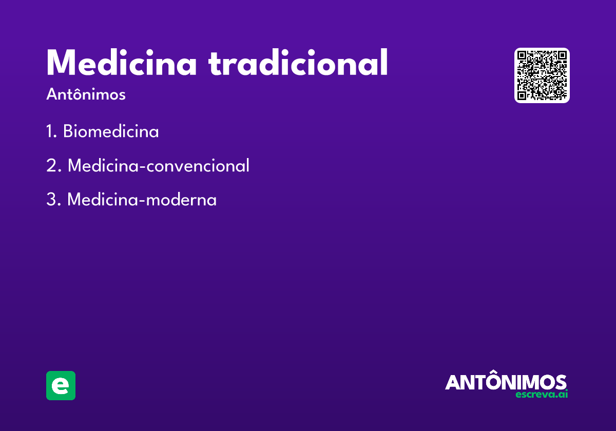 medicina tradicional