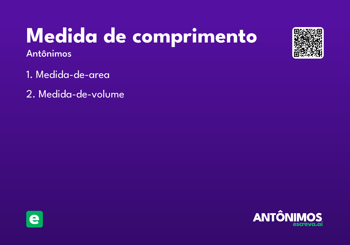medida de comprimento