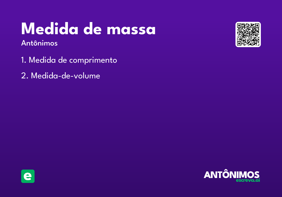 medida de massa