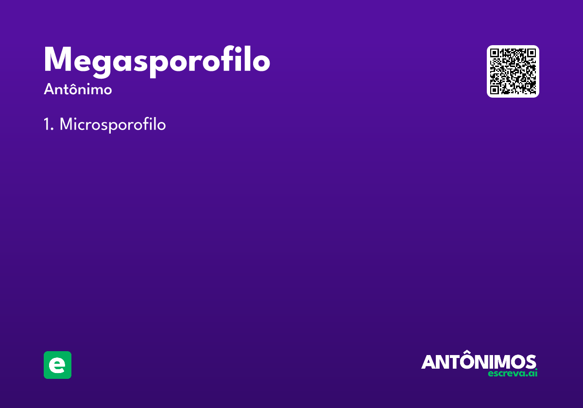 megasporofilo