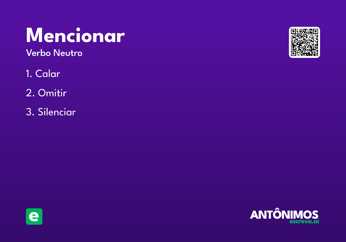 mencionar