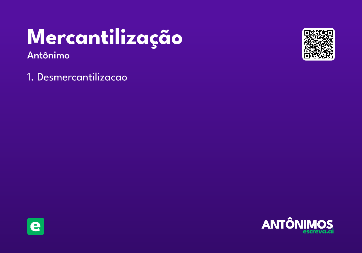 mercantilização