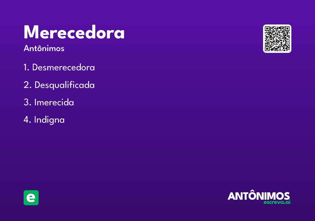 merecedora