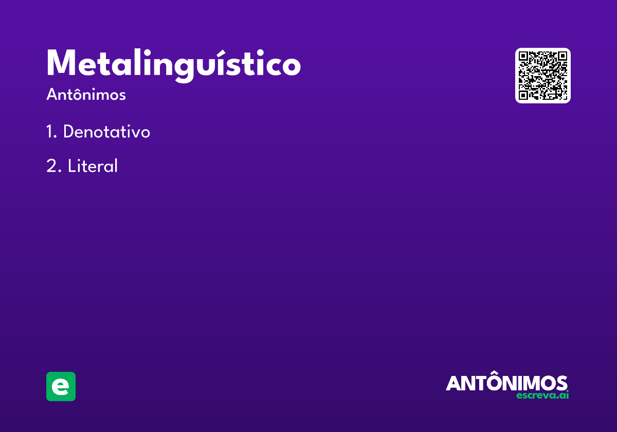 metalinguístico