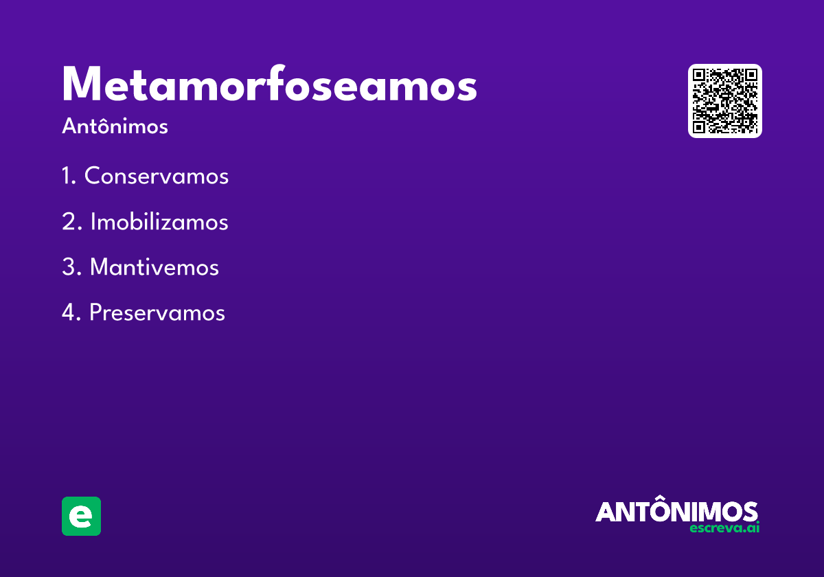 metamorfoseamos