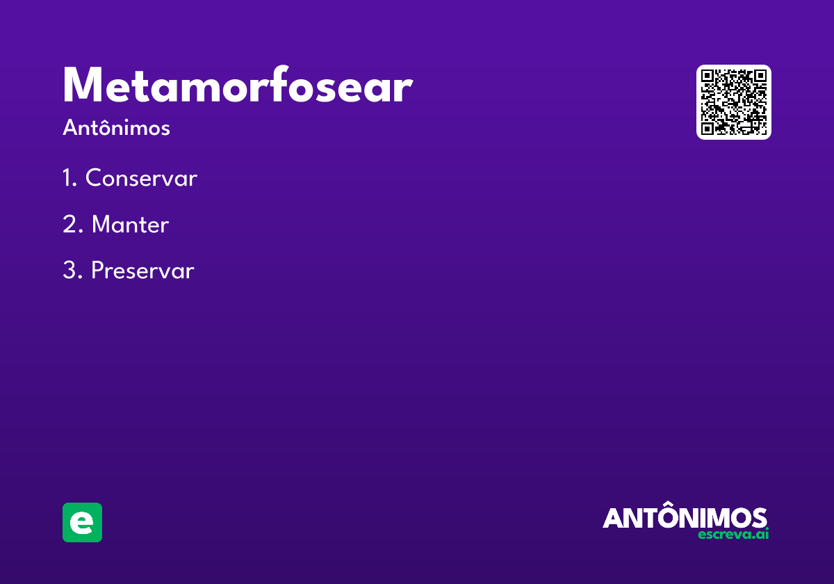 metamorfosear