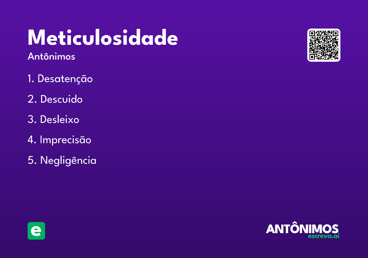 meticulosidade