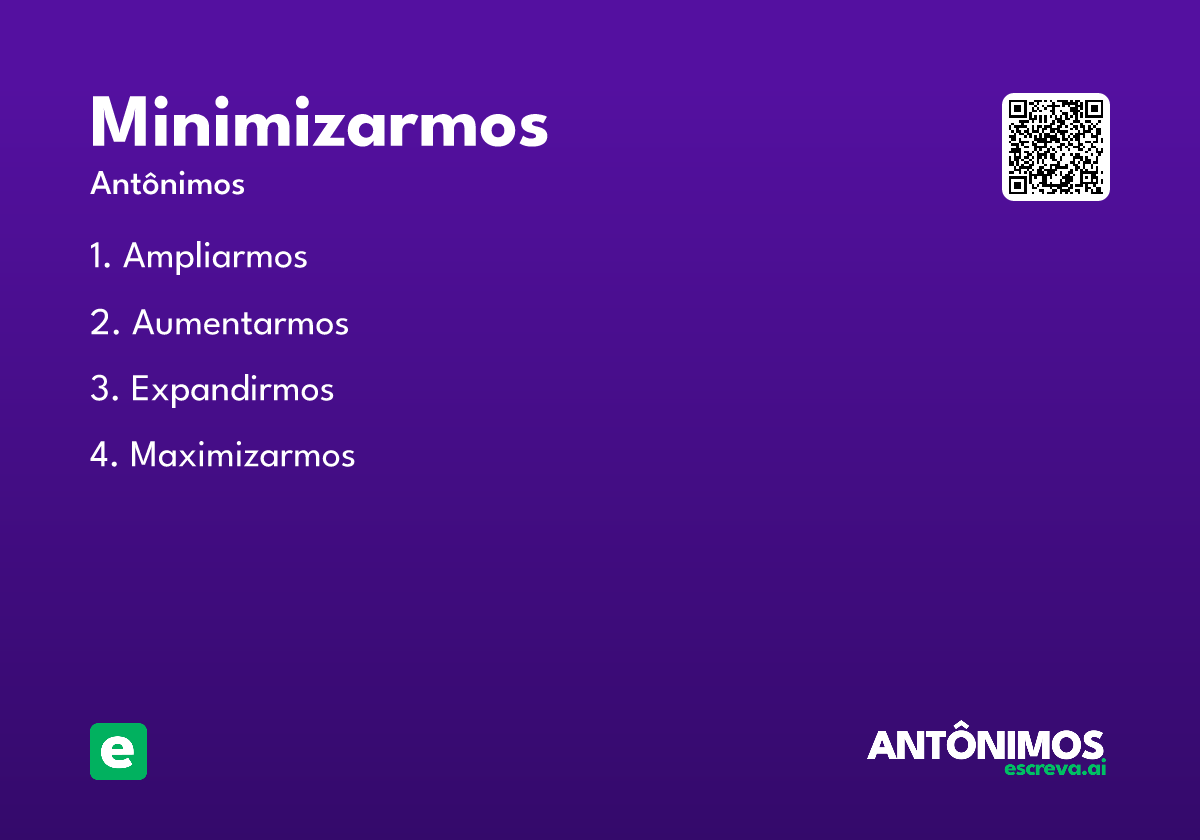 minimizarmos