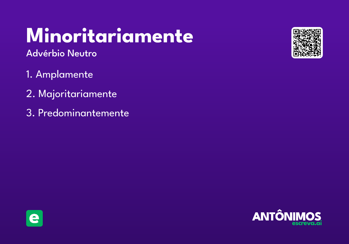 minoritariamente