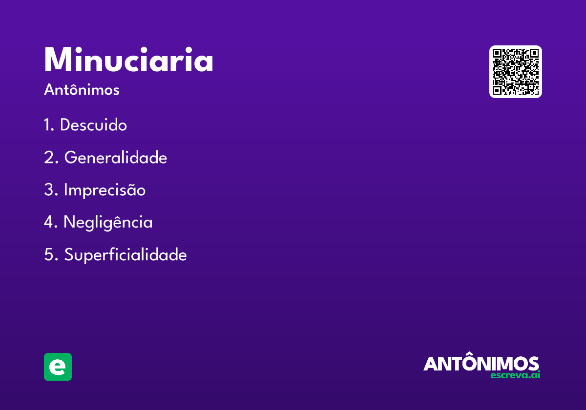 minuciaria