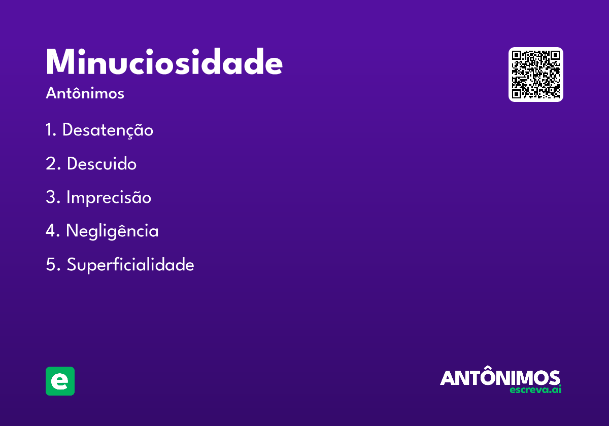 minuciosidade
