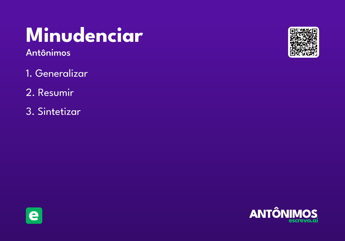 minudenciar