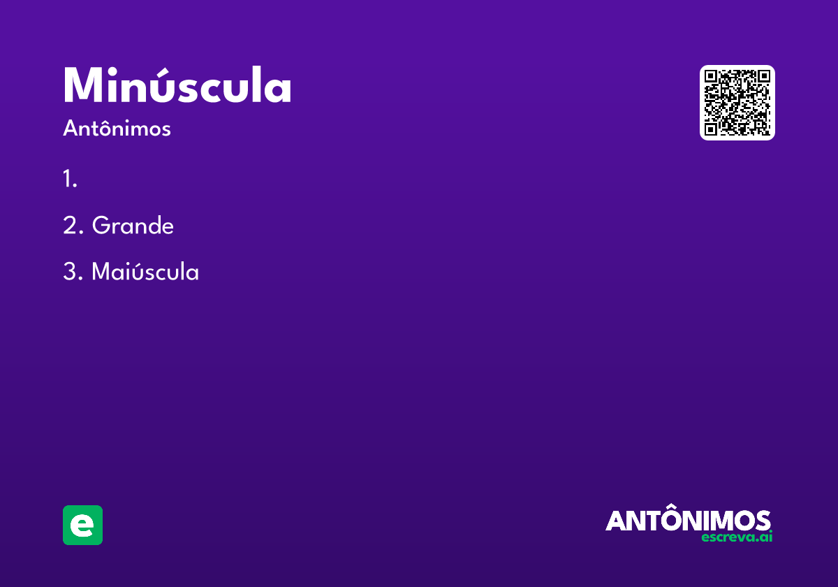 minúscula