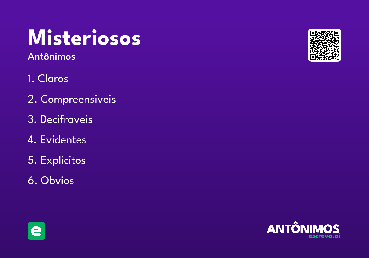 misteriosos