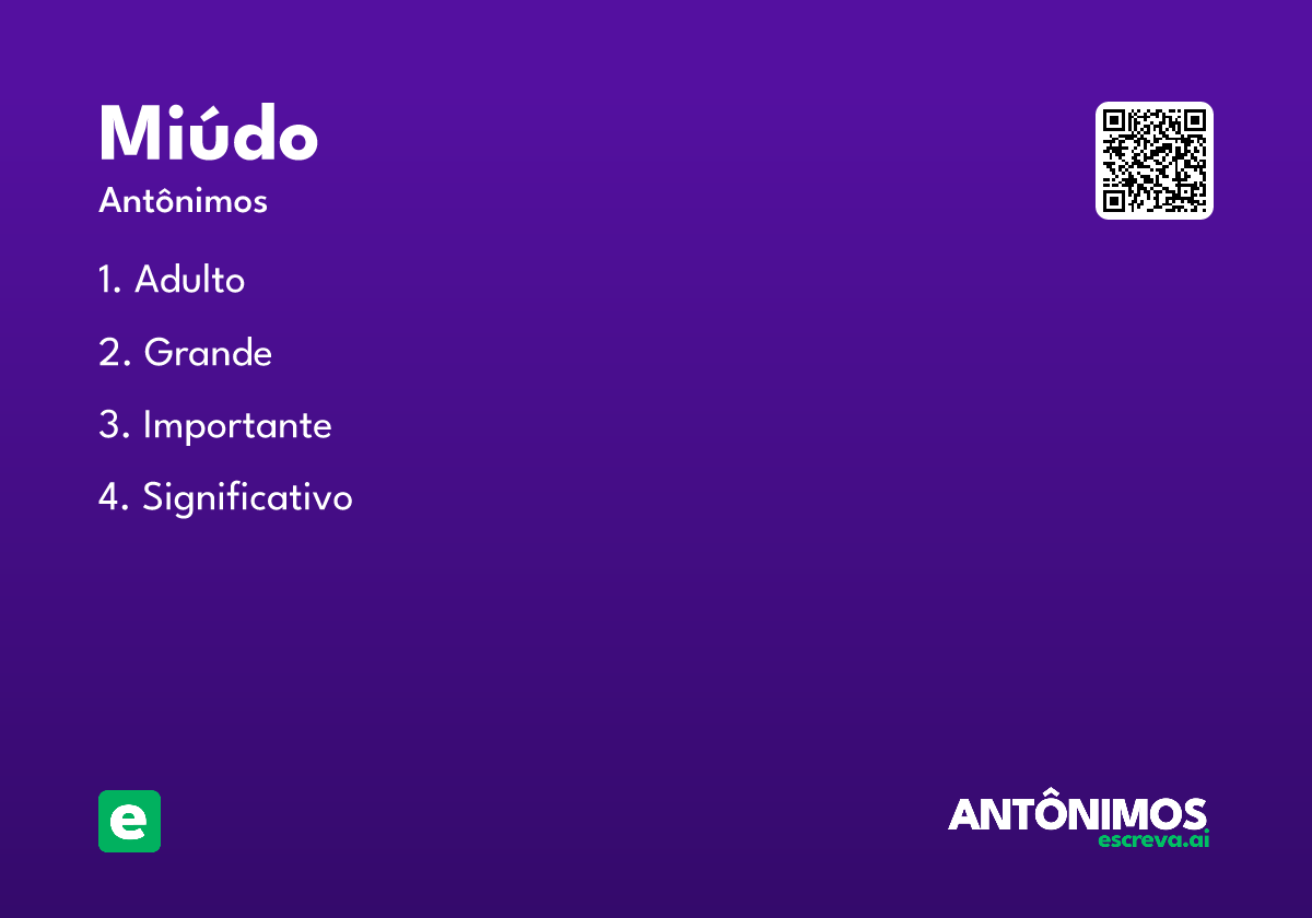 miúdo