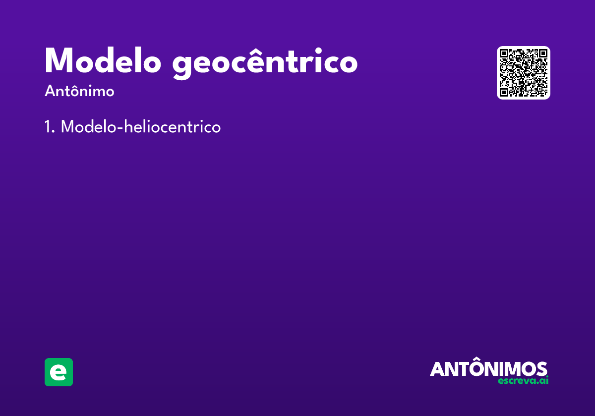 modelo geocêntrico