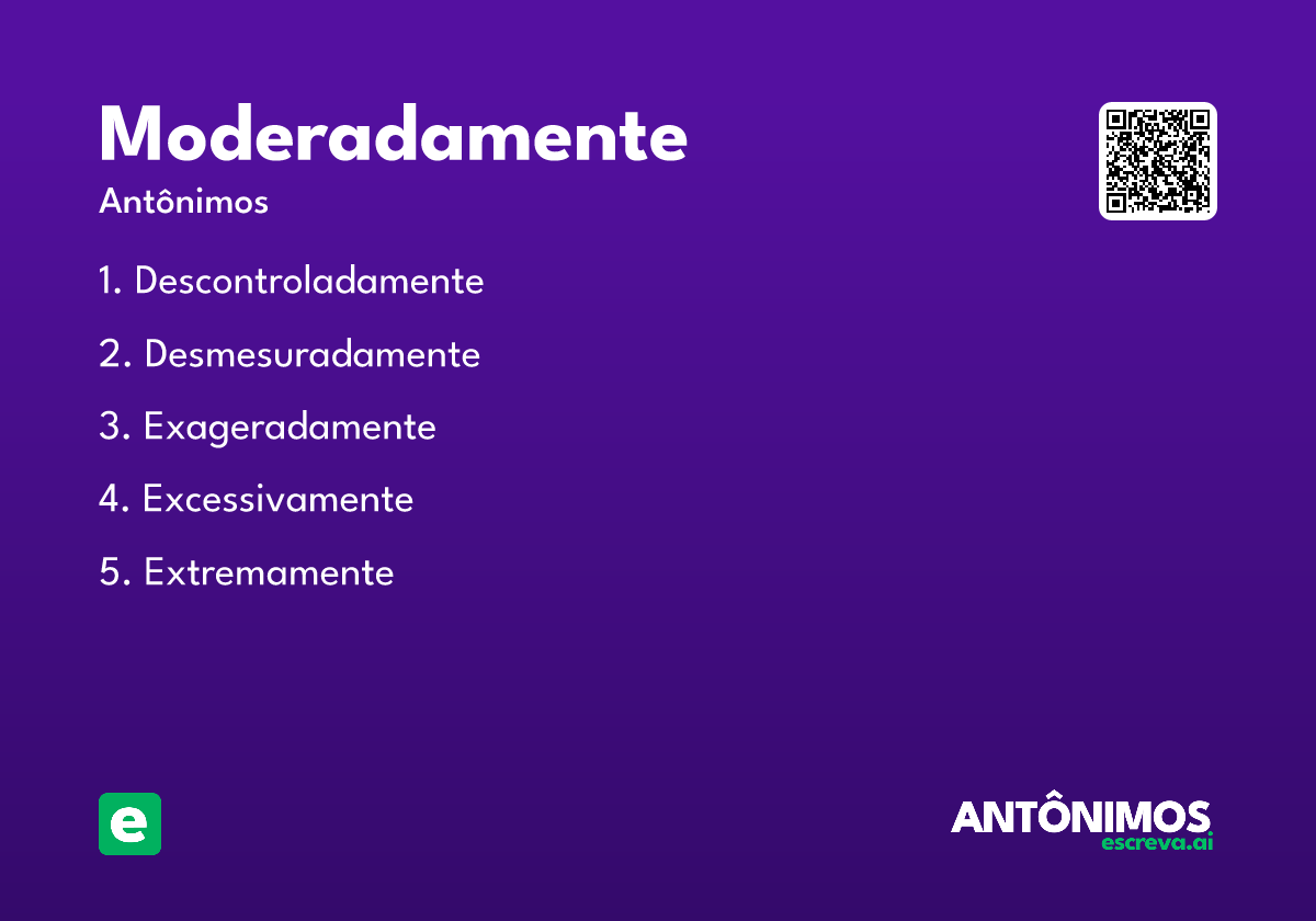 moderadamente