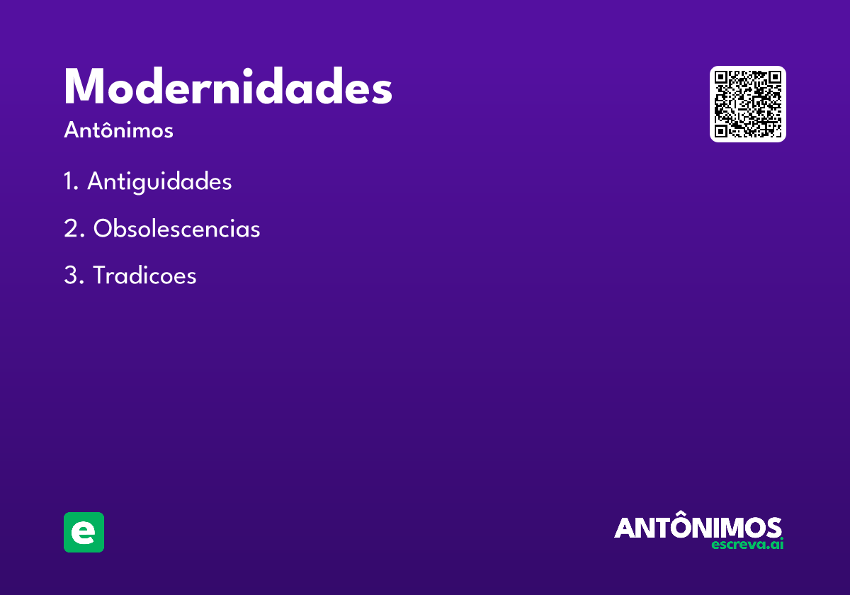 modernidades