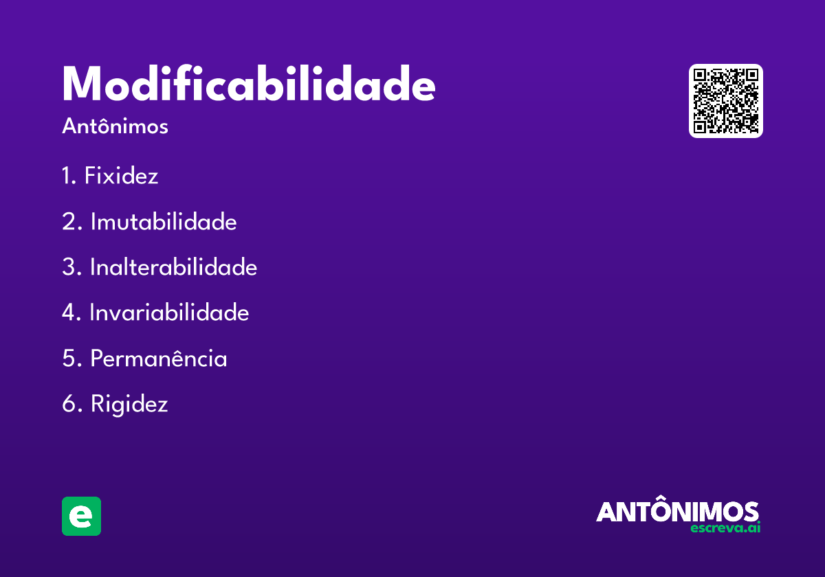 modificabilidade
