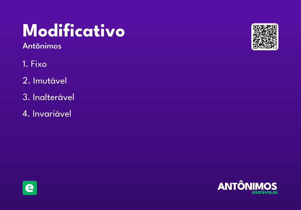 modificativo