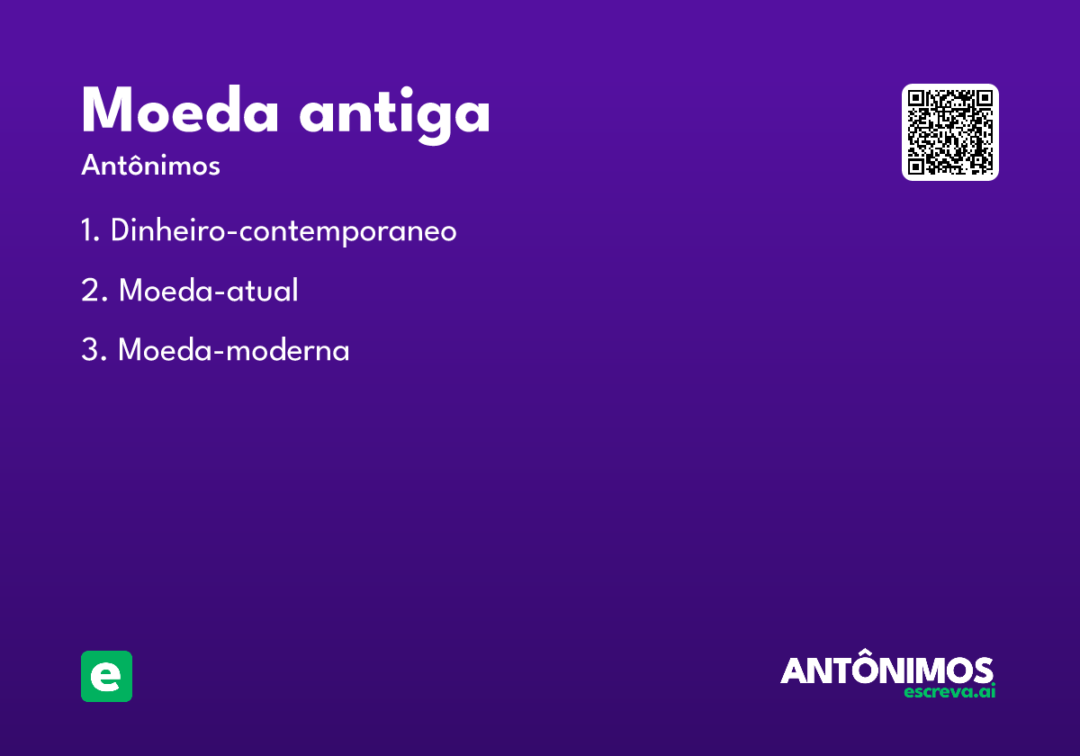 moeda antiga