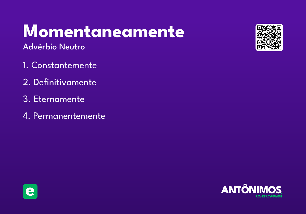 momentaneamente