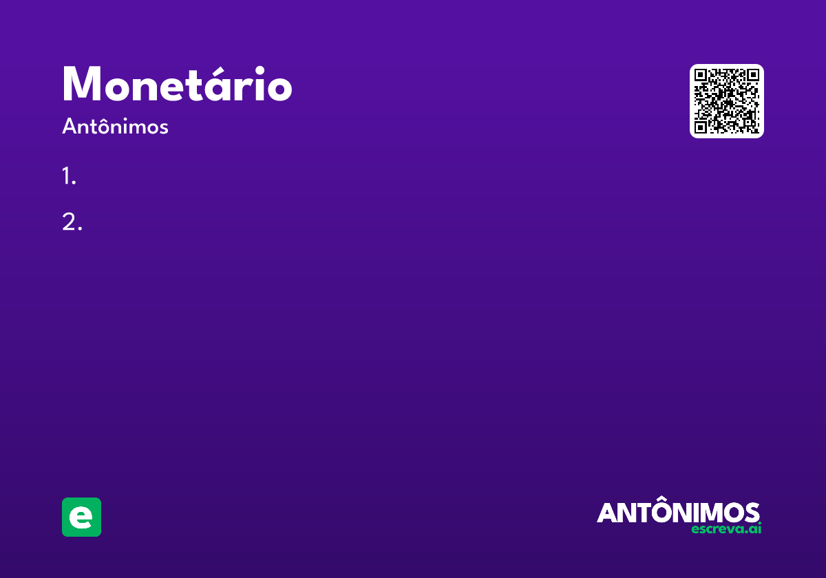 monetário