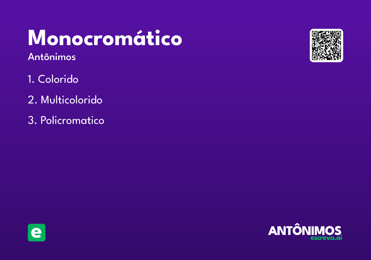 monocromático