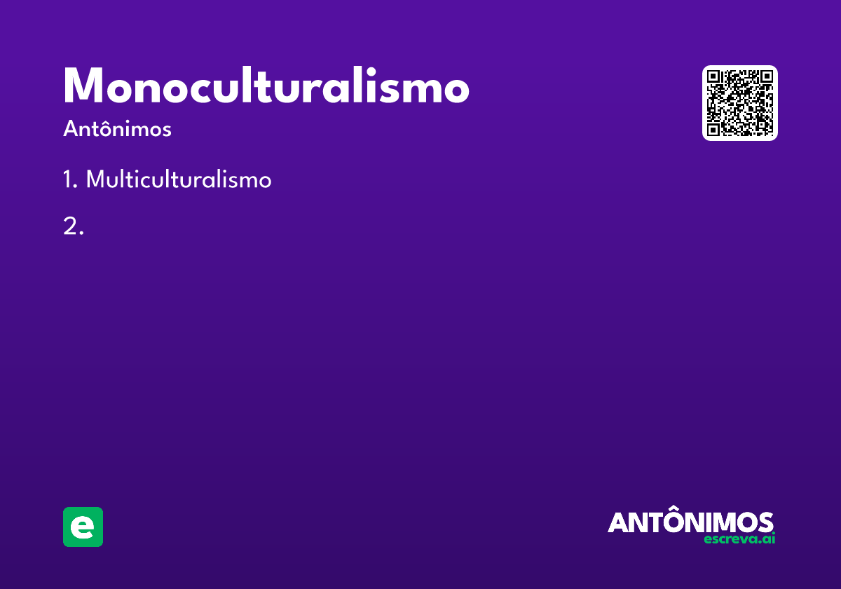 monoculturalismo
