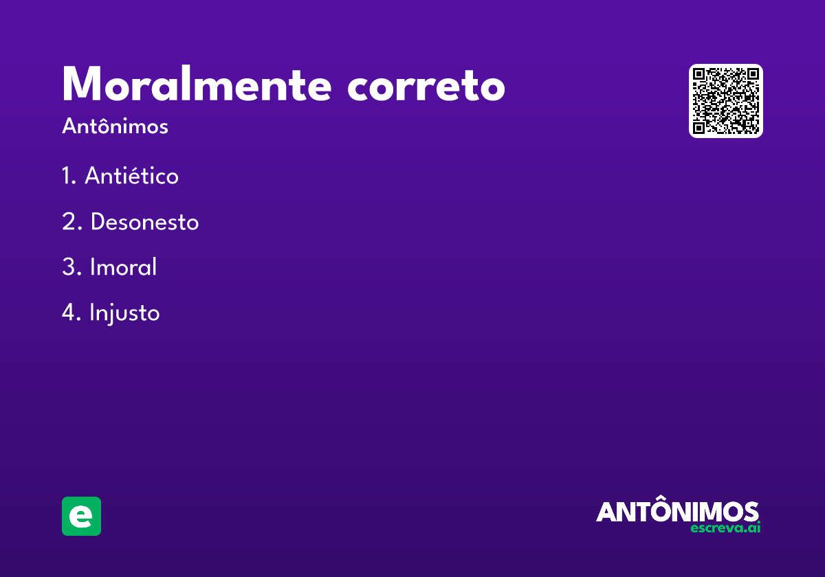moralmente correto