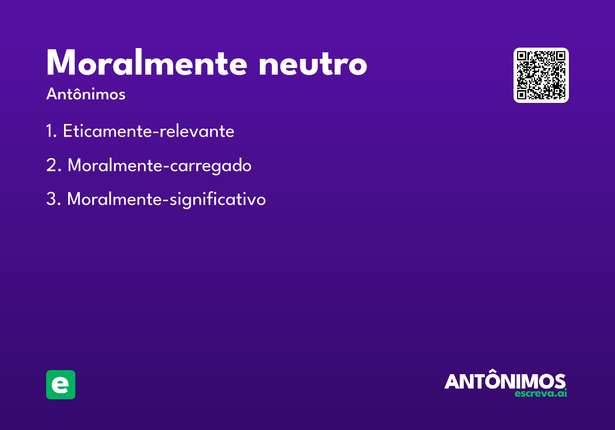 moralmente neutro