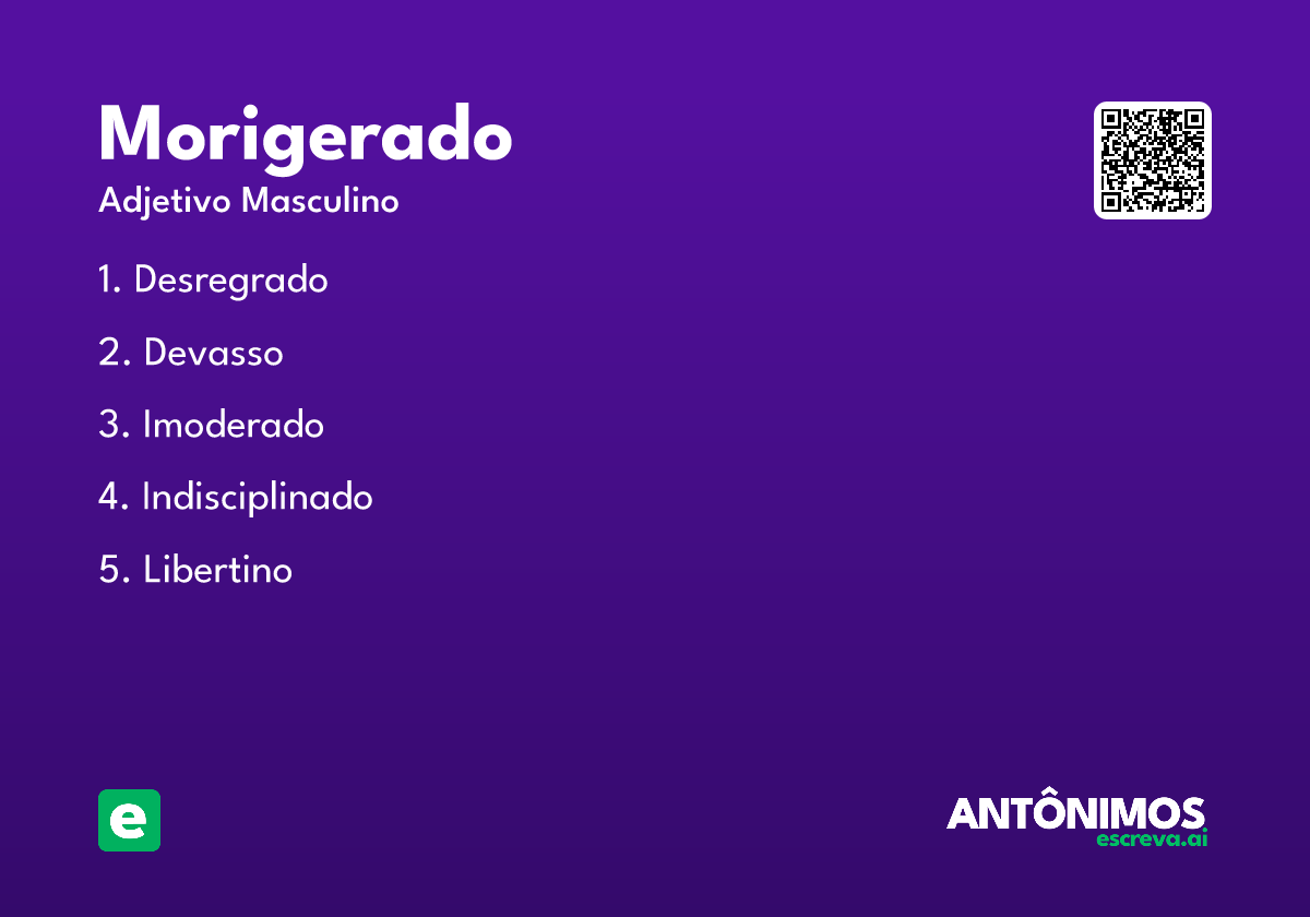 morigerado