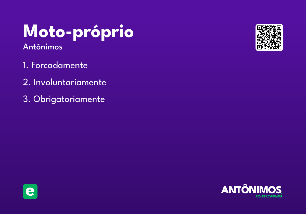 moto-próprio