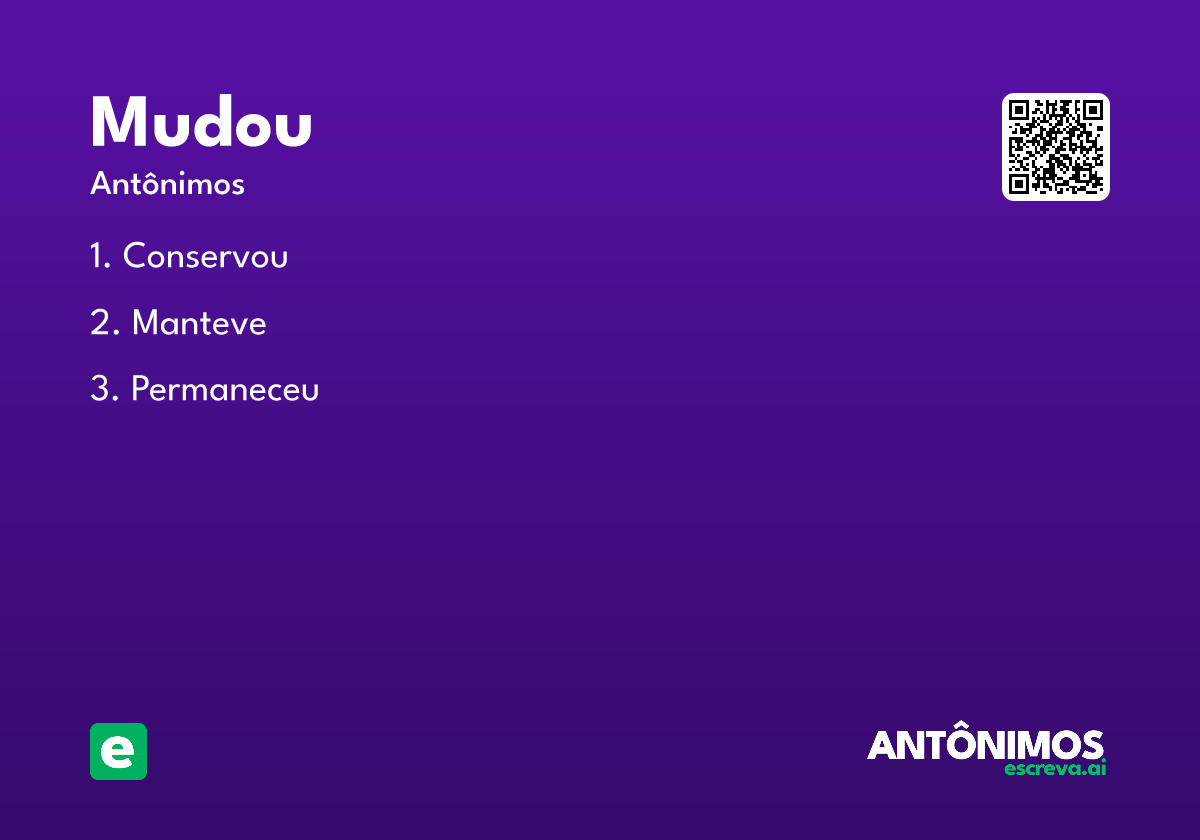 mudou