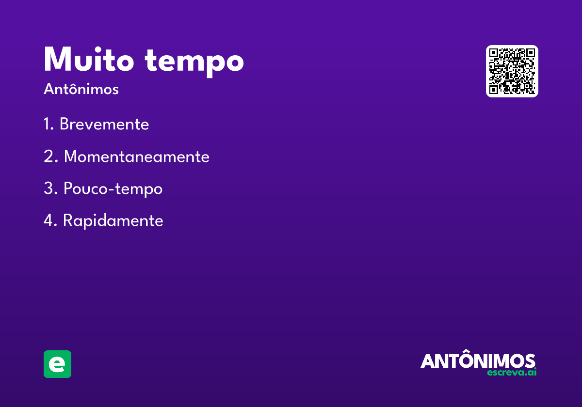 muito tempo