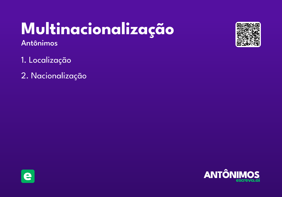 multinacionalização